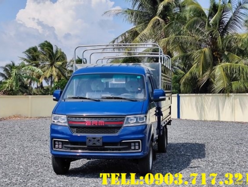 Bán xe tải SRM T50 thùng mui bạt dài 3m1 mới 2024 giá ưu đãi