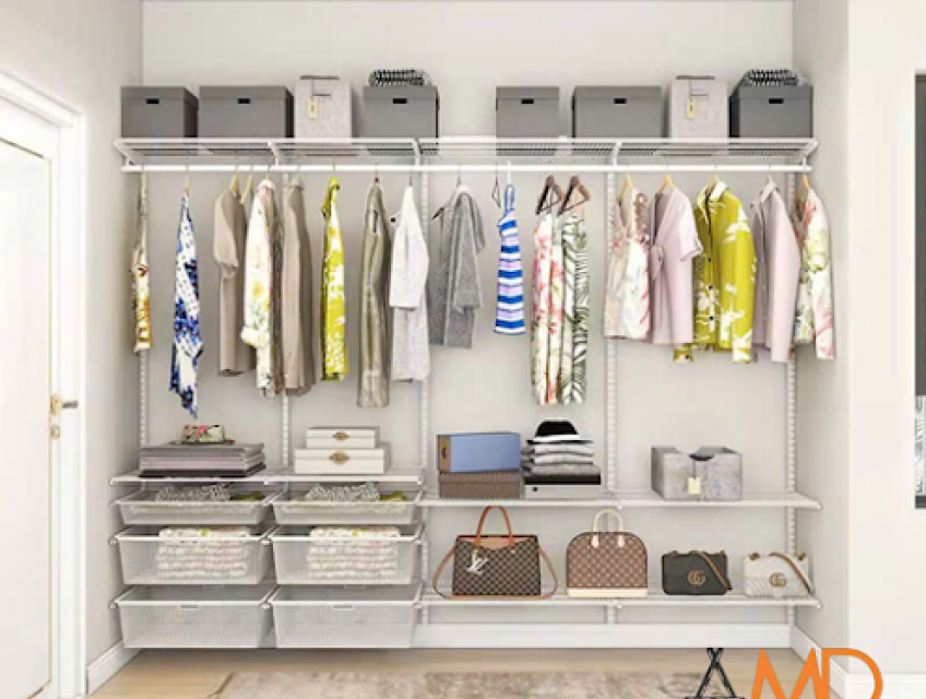 Giải pháp: Bộ kệ quần áo AMD – đơn giản, dễ dùng, tiết kiệm sức mẹ