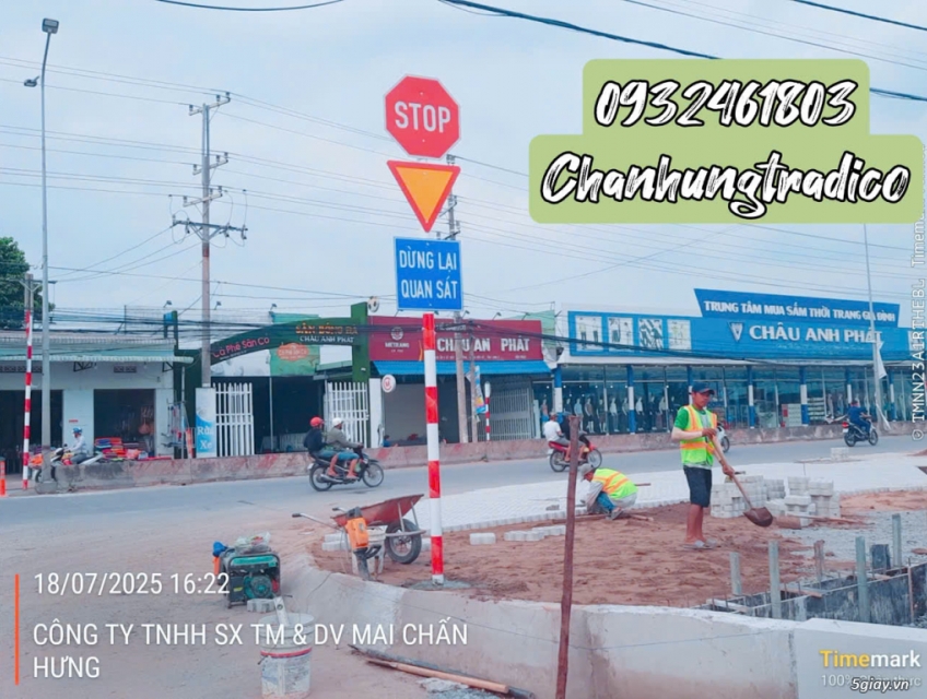 Biển Báo Công Trường Đang Thi Công 2025 - Đảm Bảo An Toàn Giao Thông