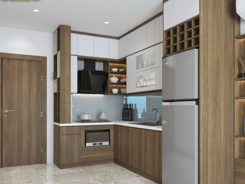 Địa chỉ làm tủ bếp nhựa đẹp giá rẻ tại kiến hưng hà nội uy tín