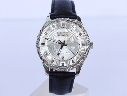 ĐH Nam guuuu G-Timeless YA126338 Automatic Dây Da, Size 40mm Fullbox