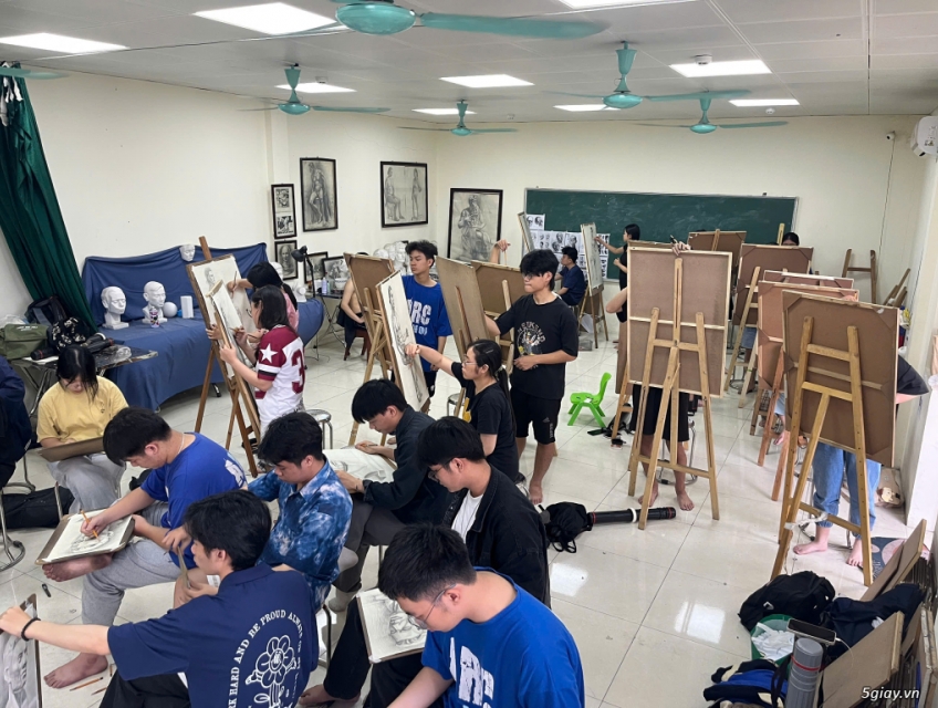 Lớp vẽ ở Trung văn