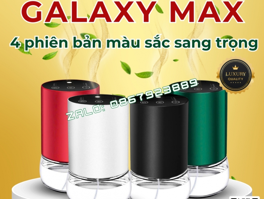 MÁY KHUẾCH TÁN TINH DẦU THƠM PHÒNG SAPAROMA - GALAXY MAX 100ml