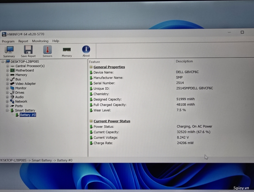 Dell xps 9305 i7 11th gen 16GB 512GB