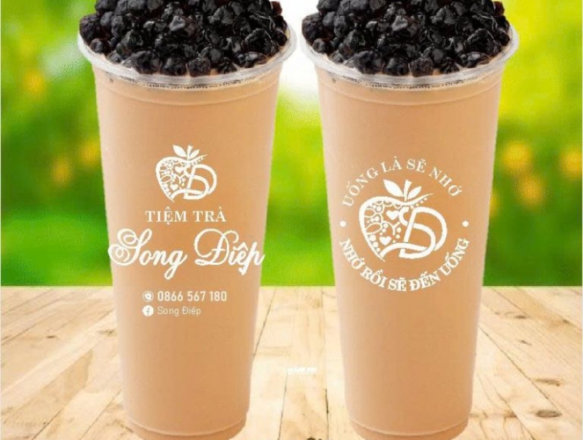 In cốc nhựa dùng 1 lần nhiều màu – Quảng bá thương hiệu