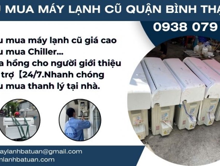 Thu mua máy lạnh cũ Phường Bình Hòa TPHCM
