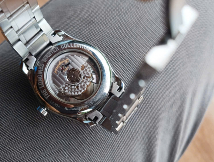 Longines Master Piece 40mm L2.793.4, mặt đen kim cương