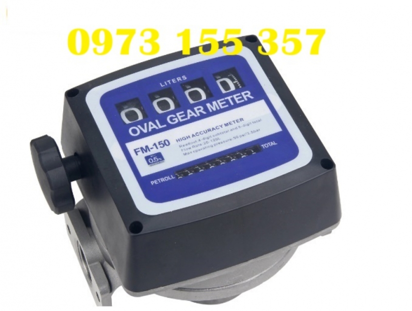 Đồng hồ đo dầu FM-150,đồng hồ Oval FM-15,đồng hồ đo dầu DN25 FM150