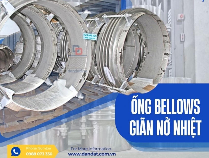 Khớp Giãn Nở Nhiệt/ Ống Bù Trừ Giãn Nở/ Ống Giãn Nở Kim Loại/ Khớp nối giãn nở inox pasty