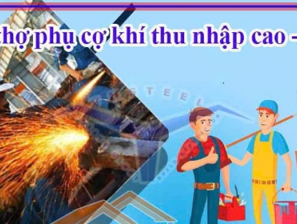 Tuyển thợ cơ khí ưu tiên hàn que & hàn tig tại Bình Tân