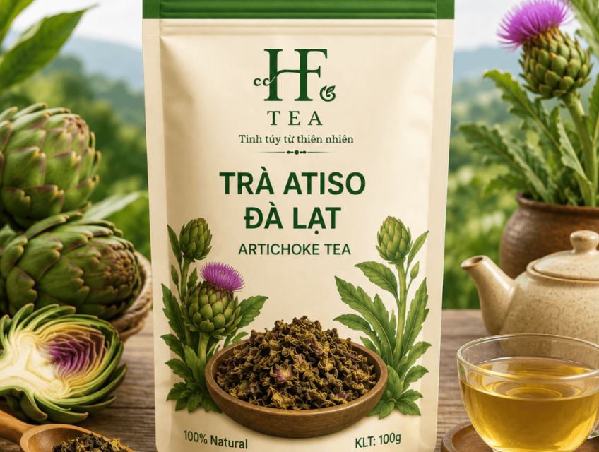 Trà Atiso Đà Lạt HT Tea - Vị Ngọt Thanh, Tiện Lợi Mỗi Ngày