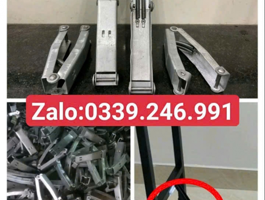 Bản lề gập bụng cho bàn xếp gọn tại xưởng