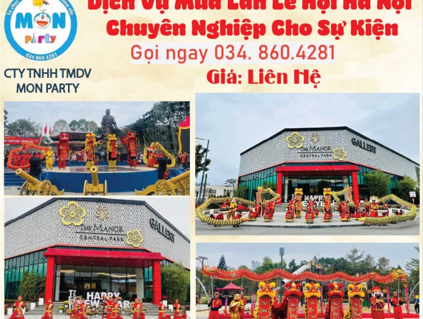 Giá Thuê Múa Lân Hà Nội, HCM chỉ từ 3.5tr