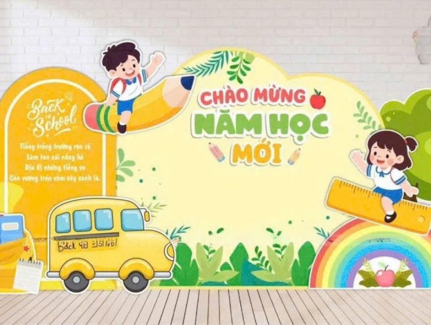 Dịch Vụ Trang Trí Khai Giảng Năm Học Mới Ấn Tượng – Thiết Kế Đẹp, Thi Công Trọn Gói