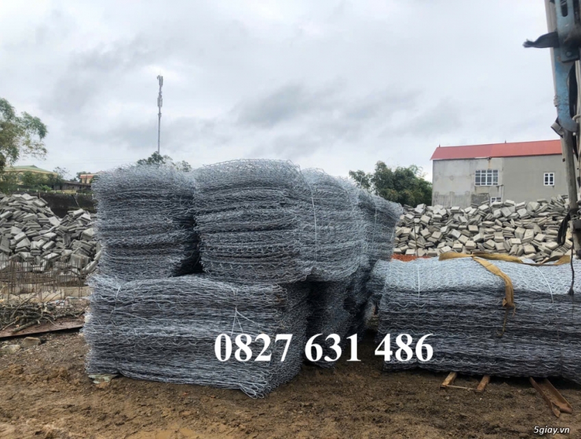 Rọ thép bọc nhựa chống sạt lở, Rọ đá hộc, Rọ thép mạ kẽm