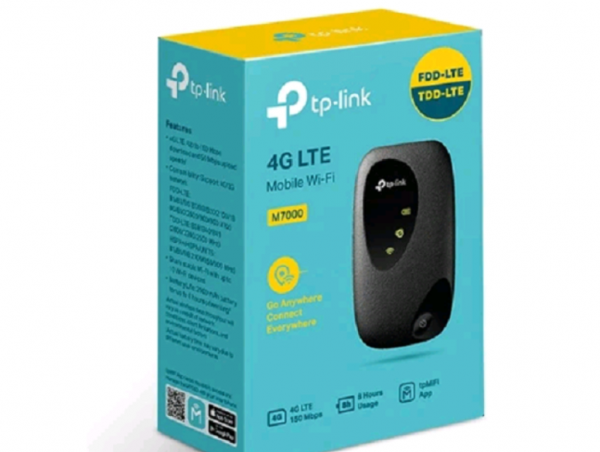 Wifi di động TP-Link M7000 truy cập được 10 người cùng lúc