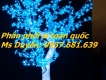 Cay Hoa den led, den cay hoa dao, den cay la phong, cay dao 768