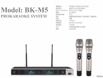 Phân phối micro BK -Audio M5 ( BH 18 tháng )