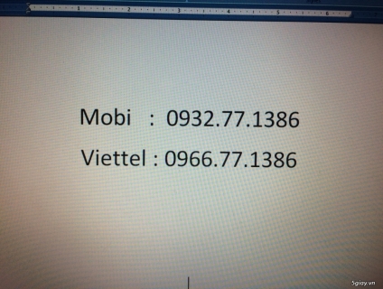 Cặp sim phát lộc giống nhau: 0966.77.1386 - 0932.77.1386