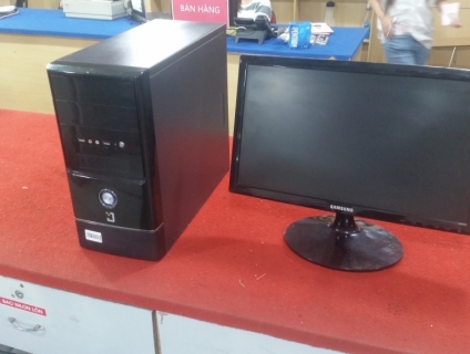 Cần bán 1 bộ máy pc Core i5 2400S + LCD Samsung 19' chiến Game giá SV