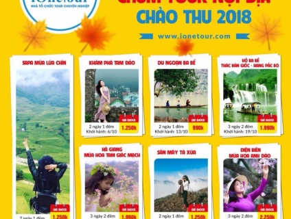Chùm tour ghép giá cực shock chào Thu 2018