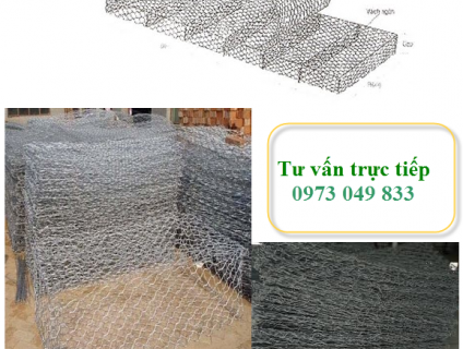 Bán rọ đá mạ kẽm, rọ đá bọc nhựa pvc tại Đồng Nai, Bình Dương, Tây Nin
