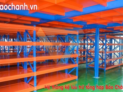 Tiết kiệm chi phí bằng Giá kệ Bảo chánh chứa hàng hóa tổng hợp