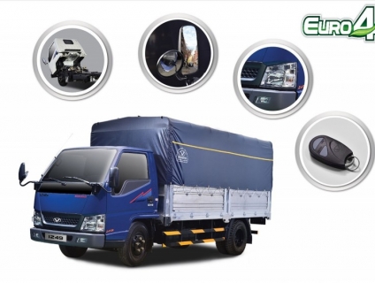 Xe tải đô thành iz49 tải trọng 2t4 euro 4