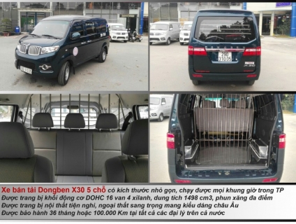 Xe bán tải dongben X30 5 chỗ Euro 4