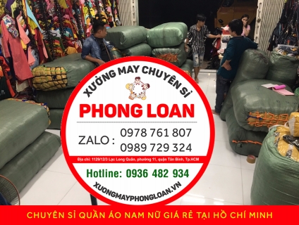 Chuyên bỏ sỉ áo quần nam nữ giá rẻ sản xuất trực tiếp tại xưởng