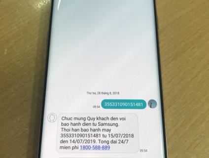 Samsung Galaxy S9+ Plus 128GB Chính hãng Hoàng Kim mới cáu còn BH 10th