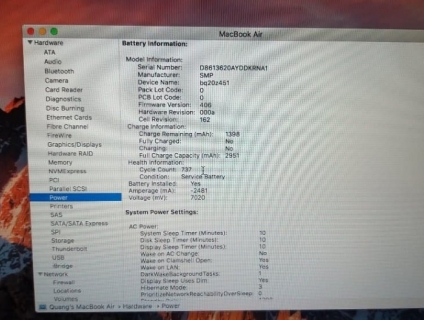 Cần bán: macbook air mid 2011