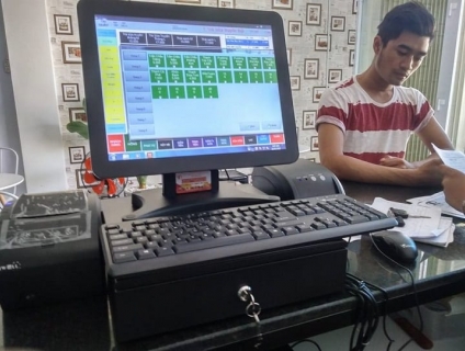 Máy tính tiền tại Hà Nội cho Trà Sữa