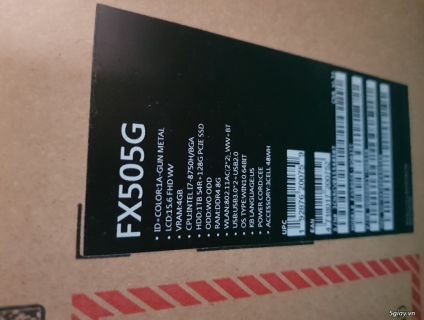 Cần bán ASUS TUF FX505G i7