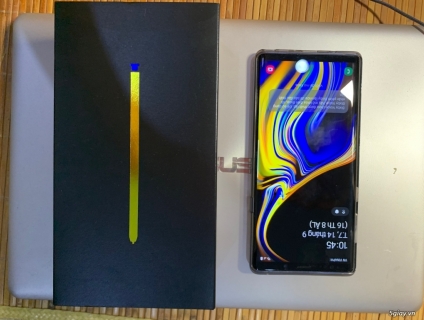 BÁN SAMSUNG NOTE 9 CHÍNH HÃNG MÀU XANH 128GB