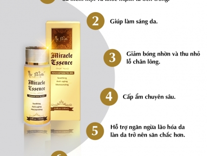 Toner Dưỡng Sáng Da, Chống Lão Hóa The Myth Miracle Essence (100ml)