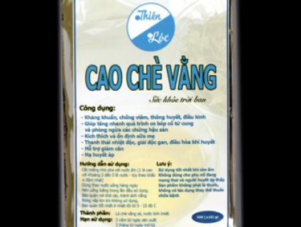 Cao chè vằng giảm cân lợi sữa - Cách uống đúng