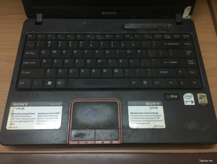 Xác SonyVaio PCG-6P2L,hư màn,lên nguồn,end 23h00 ngày 19/09/2019