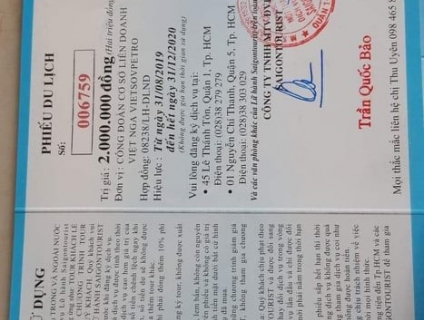 cần bán voucher saigontourist