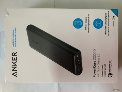 Pin dự phòng Anker 20.000 mA chính hãng xách tay usa, end 23h00" 26/09/2019
