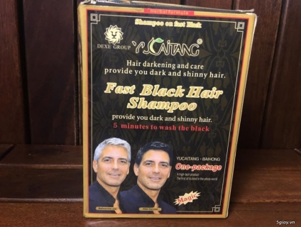 MS20 - Hộp 10 Gói Gội Đầu Gội Là Đen Fast Black Ycaitang .kết thúc hôm nay 23h00p ngày 28/09/2019
