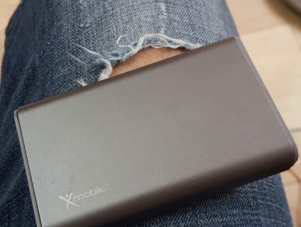 sạc dự phòng 10000mAh Lightning Xmobile LJ JP90S Nhôm Xám