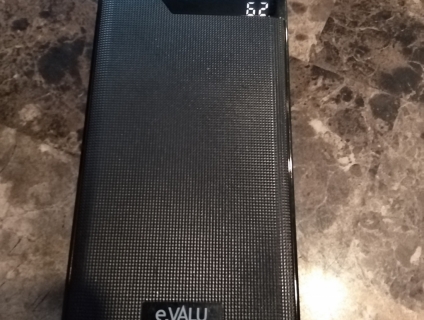 Pin sạc dự phòng Polymer 10000mAh eValu PA Croco Đen  Ngoại hình 92%