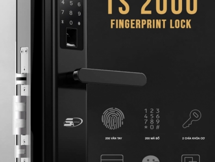 Thanh lý khóa cửa vân tay TS 2000 giá rẻ
