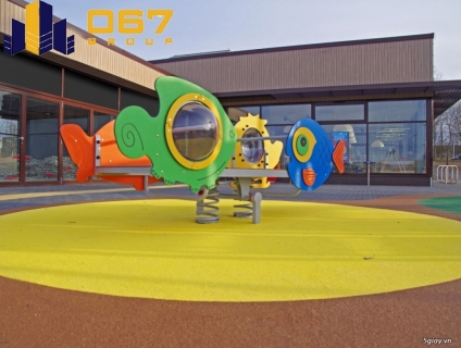 Bập bênh thiết bị sân chơi cho bé yêu hoạt động - Single 5023