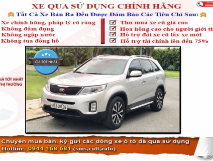 Bán Kia Sorento 2.4L - Máy Xăng - Số Tự Động - 2016. Xe Lướt Như Mới