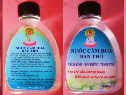 Nước cắm hoa bàn thờ
