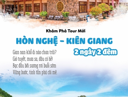 Chương trình du lịch Hòn Nghệ - Kiên Giang