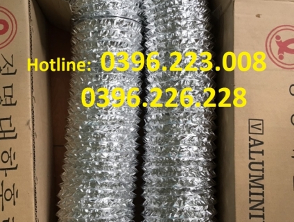 Ống gió mềm nhôm được cấu tạo với nhiều lớp nhôm sáng, bóng, dẻo dai .