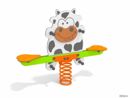 Bập bênh đôi chú bò sữa - Single 5034